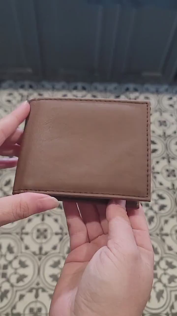 Men's Leather Wallet | Men's Wallet | Custom Wallet | Groomsmen Wallet Gift | Custom Gifts For Him | Men's Leather Accessories | Dad Gift