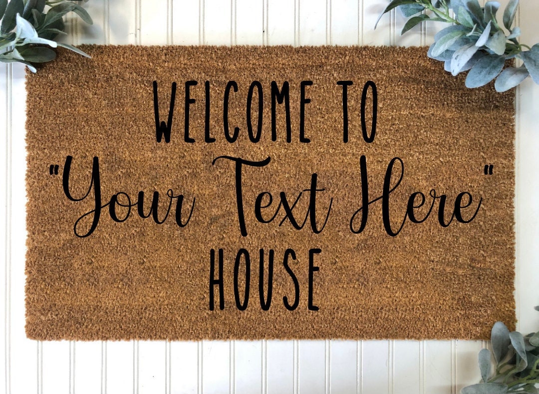 Welcome to Gigi and Papa's House Doormat, Grandparents Doormat, Doormats, Grandparents Gift, Personalized Gifts, Home Decor, Birthday Gift