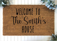 Welcome to Gigi and Papa's House Doormat, Grandparents Doormat, Doormats, Grandparents Gift, Personalized Gifts, Home Decor, Birthday Gift