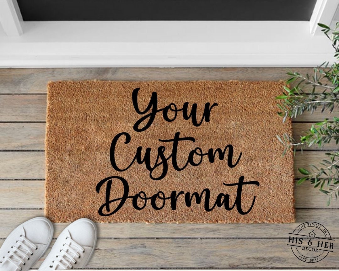 Custom Door Mat, Personalized Doormat, Personalized Gifts, Custom Welcome Mat, Customized Doormat, Custom Gift, Door Mat, Birthday Gift, Mat