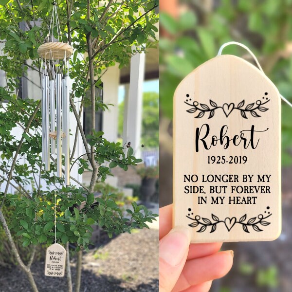 Wind Chime Memorial | Sympathy Gift | Bereavement Gift | Personalized Wind Chimes | Loss of Father | Loss of Mother | Sympathy Wind Chimes
