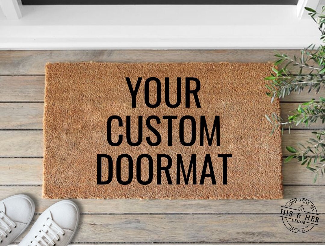 Custom Doormat Gift | Custom Gift | Custom Welcome Mat | Custom Door Mat | Personalized Gifts | Outdoor Door Mat | Housewarming Gift