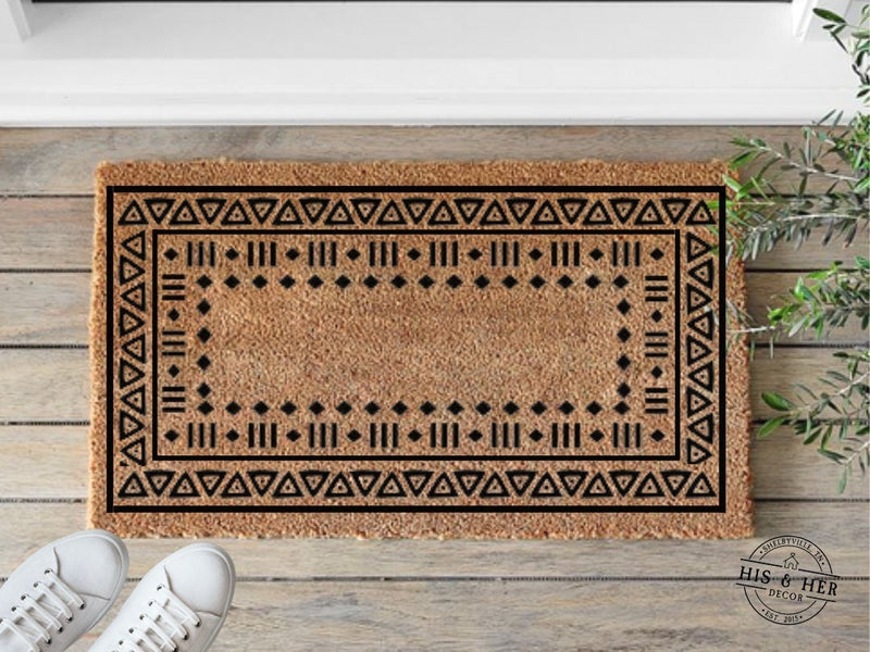 Boho Style Doormat | Boho Decor | Boho Home Decor | Home Decor | Outdoor Decor | Door Mat | Bohemian Boho | Front Door Decor | Welcome Mat