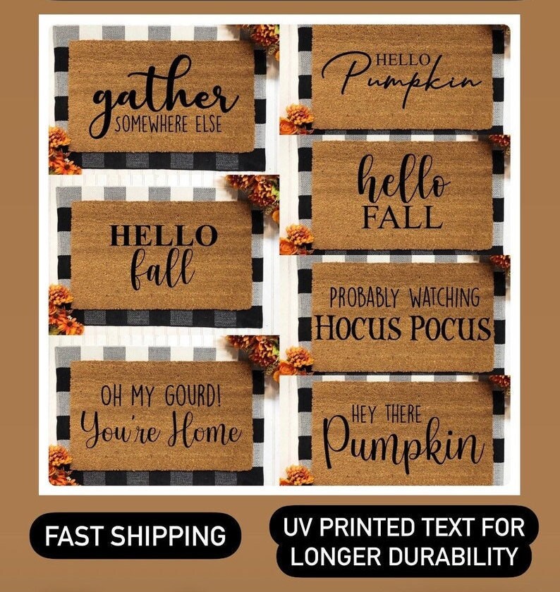 It's Just A Bunch Of Hocus Pocus Door Mat, Halloween Doormat, Funny Halloween Doormat, Hocus Pocus, Hocus Pocus Doormat, Hocus Pocus Decor