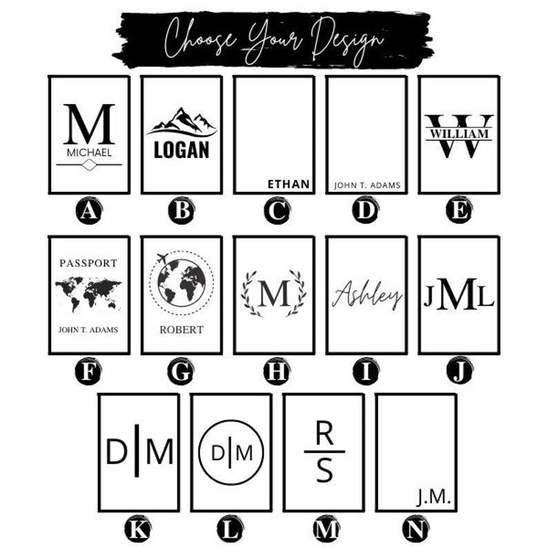 Custom Engraved Luggage Tags | Leather Luggage Tag | Luggage Tags | Travel Gift | Personalized Luggage Tag | Luggage Name Tag | Monogram Tag