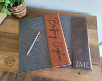 Custom Engraved Canvas Portfolio | Leather Portfolio | Personalized Portfolio | Legal Pad | Business Essentials | Personalized Gifts | Gift