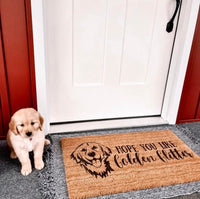 Hope You Like Golden Glitter | Golden Retriever Gifts | Dog Gifts | Pet Doormat | Funny Door Mats | Dog Doormat | Dog Owner Gifts | Door Mat