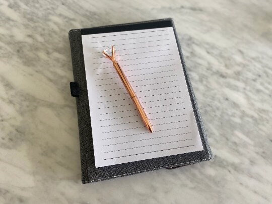 Custom Christmas Gift | Christmas Gifts | Personalized Gifts | Leather Notebook | Canvas Legal Pad | Gift for Coworker | Office Supplies