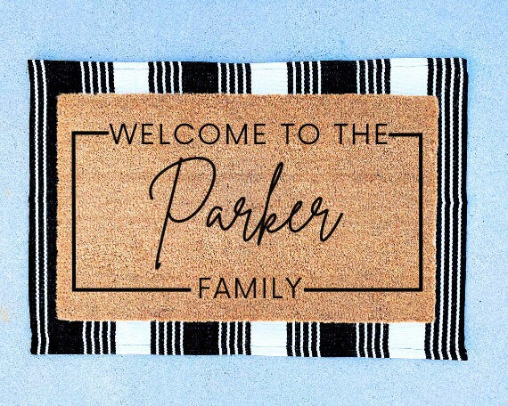 Custom Door Mats, Custom Gifts, Personalized Gifts, Custom Gifts for Her, Front Door Mats, Outdoor Door Mats, Trendy Door Mats, Personalized