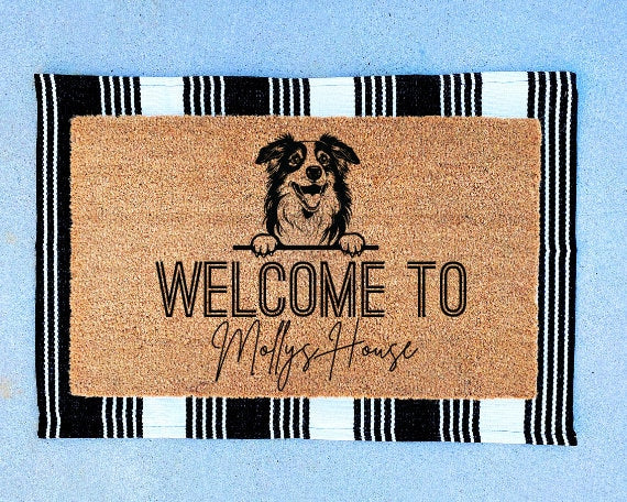 Custom Dog Doormat | Dog Mom Gifts | Dog Gifts | Pet Doormat | Funny Door Mats | Dog Doormat | Dog Owner Gifts | Door Mat | Dog Mom