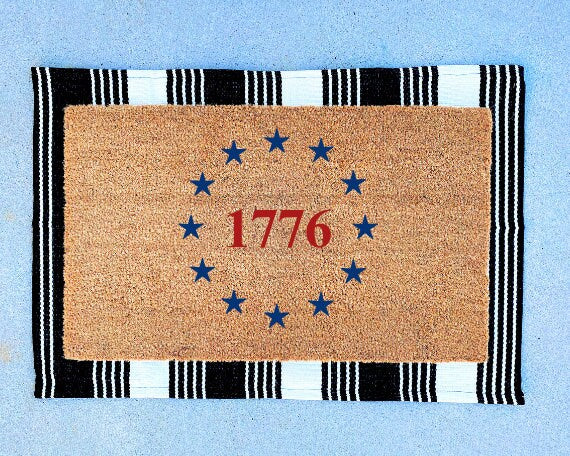1776 Doormat | 4th Of July | Patriotic Doormat | America Doormat | 4th Of July Decor | Outdoor Rug | Outdoor Decor | Door Mat